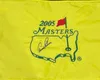 Arnold Palmer Dédicacé Signé Signé Auto Collectable MASTERS Open Golf Pin Flag