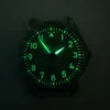 Relojes de pulsera Flieger Pilot Watch Tipo B Tipo A Campo automático Reloj Piloto Reloj de pulsera mecánico Dial estéril Relojes del ejército 230215