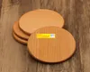 100pcslot Beech Walnut Wood Coasters