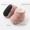 First Walkers Plush Baby Shoes Winter Warm Boot Soft Soled Infant Toddler Anti-slip Boys Girls Thickened Booties Items