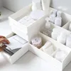Aufbewahrungsboxen Schubladen Organisatoren Kapazität Make -up Organizer Kosmetische Badezimmer Box Behälter Schmuck Schmuck