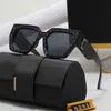 Designer sunglasses fashion luxury Sunglass UV resistant for women men eyeglasses letter Style Beach shading glasses with box very nice