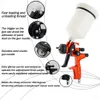 Spray Guns High Quality 4000B HVLP Spray Gun 1.3mm Stainless Steel Nozzle Atomization Professional Sprayer Paint Airbrush For Car Painting 230216