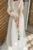 Bridesmaid Dress Tulle Illusion Women Bathgown Jewel Neck Bridal Bathrope Wedding Prom Party Bathrobes Pyjams Robes Pajama