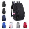 2022 New Unisex Elite Pro Basketball Backpacks 남성 여성 흑인 대학교 레드 골드 블루 후프 학생 학교 가방 크기 32L1789