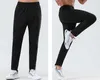 LL Men Jogger Long Pants Sport Yoga Outfit Quick Dry Drawstring Gym Zipper Pockets Sweatpants Trousers Men's Casual Elastic Waist Fitness 2 Colors