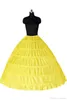 Ball Gown 6 Hoops Petticoat Wedding Slip Crinoline Bridal Underskirt Layes Slip 6 Hoop Skirt For Quinceanera Dress CPA206