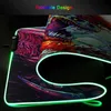 Mouse Pads Wrist Rests Pc Gamer Complete Gaming Mouse Pad Anime RGB Arknights Mausepad Rug Varmilo Desk Mat Gamers Accessories Mice Keyboards Computer T230215