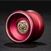 Yoyo Proud Tiger Spirit Alloy Yoyo Professional Yo med 10 Bollbärande Aluminum Aluminum svarar inte på Yo-Yo Classic Toys Gifts 230216