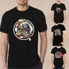 Heren t shirts 2023 zomer mannelijke t-shirt trend samurai patroon korte mouw mode persoonlijkheid round nek straat heren top pullover mannen