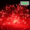 Strings 1-5m Batterij aangedreven Decoratie LED Koperdraad Fairy String Lights Lampen voor kerstvakantie Wedding Party