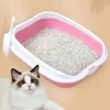 Altre forniture per gatti Lettiera con pala antispruzzo Design a doppio strato Sand Kitten Toilet 230216