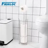 Toilet Paper Holders Firmloc Iron Large Stand Holder Tissue Roll Rack Bathroom Storage Container Bath Accessories Kitchen Organizer