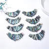 Charms Natural Zealand Abalone Shells 13pcs Stick Beads Pendants Set Multicolor Paua Shell Pendant Jewelry 제조 액세서리 A127Charms