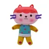 Gabby Dollhouse Plush Toy Mercat Cartoon Pchasze Zwierzęta Mermaid Cat Plushie Dolls Dzieciowe prezenty urodzinowe LT0005