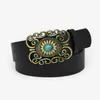 Belts Women's Vintage Belt Buckle Inlaid With Gems Elements Of Ancient Court Aristocrats