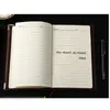 Notepads Exquisite Diary Notebook Classical Stationery A5 Notepad B5 Thickening Vintage Memo Agenda Metal Corner Joural Book