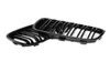 Dubbele latten paar koolstofracesrooster voor 1 serie F20 20122014 ABS niergrills voor bumper grilles auto styling7124935