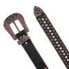 Belts Adhesives Hand inlaid diamond street trend new belt for men and women versatile skeleton design classic alloy pin buckle