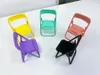 Mini chaise support nouveau mignon doux bureau créatif peut être utilisé comme ornements décoratifs pliable paresseux drame support pour téléphone portable