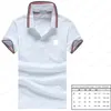 2023 Mens Stylist Polo Shirts Märke Mens Designer Polo T Shirt Summer Fashion Breattable Shortealeved Lapel Casual Top