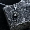 Pendentif Colliers Acier Soldat Nordique Viking Nordique Loup En Acier Inoxydable Collier De Mode Animal Chaîne Charme Bijoux SkandinaviskePendant