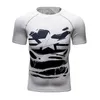 T-shirt da uomo T-shirt da uomo Quick Dry Fitness Collant Bodybuilding Top Uomo Under Skin Muscle Gym Train Compression T-shirt