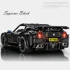 MOC F12 Super Sport Black Racing Car Blonds Building New Tech 91102 3097pcs Творческая модель RSR Bricks Toys Kids Bricks Kid