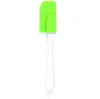 Silikonkaka skrapa Spatula Tools Kitchen Dessert Jam Smear Spatulas Eco-v￤nligt transparent handtag Bakningsverktyg Butter Kniv SN686