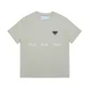 Летняя мужская женская повседневная футболка Треугольная металл Негабаритный футболок с твердым дышащим футболкой Slim Fit Ert
