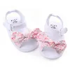 First Walkers 2023 Summer Kids Shoes Fashion Sweet Princess Sandali per bambini per ragazze Toddler Baby Soft Traspirante Hoolow Out Bow