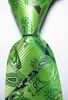 Bow slipsar mode paisley slips mäns 9 cm silkeslippa set rosa grön blå jacquard vävt