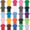 heren t -shirts snoepkleur katoen ronde nek korte mouw t -shirt 180G advertising shirt korte mouw solide steunen het afdrukken van je logo met extra kosten waar