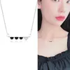 ペンダントネックレス女の子のための小さなチェーンシックなCZペンダント女性の声明初期ジュエリーギフトcollares de moda 2023 cn65