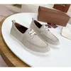 Projektant Loropiana Charms buty Nowe damskie LP LP-UP Casual Bean Buty Flat Sole Single Lazy Fandcy0vb