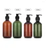 収納ボトル10pcs/lot 300ml 500mlpumpボトルメイクアップバスルーム液体シャンプー旅行ディスペンサー容器用石鹸シャワージェル