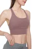 Gratis verzending sport yoga fitness bh gym crop tops dames gewoon yoga workout bras terug kruis push up shockproof running workout gym top-geen logo