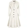 Femmes Trench Coats Mode Automne Femmes beau style manteau mince Casual Chic Lâche Élégant Vintage À Manches Longues Bureau Manteau hauts 230216