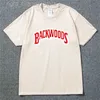 남성 후드 티 스웨터 BACKWOODS T 셔츠 브랜드 뉴 남성 짧은 Seve 코튼 티셔츠 패션 스트리트 힙합 록 Streetwear Men Swag Tshirt0216V23