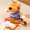 Poupées En Peluche Drop Ou Bk Achat Mignon Tigre Vêtu Poupée Jouet Année Mascotte Ups Livraison Jouets Cadeaux Animaux En Peluche Dhpvp