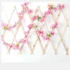 Kwiaty dekoracyjne 123 Kwiat głowica Plum Blossom Vine Silk Garland 1,7 metry DIY Dom Wedding Party Bathroom Dekoracja ogrodu