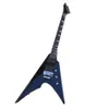 Ovanlig form Glossy Black Electric Guitar med Chrome Hardware Rosewood Fingerboard kan anpassas
