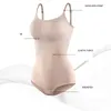 Women's Shapers Women's Waistband Bodysuit Seamless One-piece Body Shaping Sling Belly Pleat Buttock Lifting Elastic Body-fitti