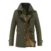 Men's Trench Coats Winter Men Jacket Plus Velvet Thicken High Quality Windbreaker Jackets Warm Male Clothes M 5XL 230216