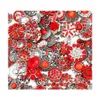 Charms Assorted Rhinestone Snap Button Niebieski czerwony różowy biały biżuteria z cyrkon