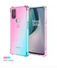 Gradient miękki TPU przezroczysty przezroczysty przypadki dla OnePlus 11 Nord N300 Ce 2 3 Lite 2T N200 N20 N100 N10 ACE Pro 10 9rt ACE 2V 5G Case Coverproof Coverproof