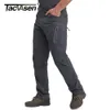 Calças masculinas Tacvasen verão calças leves mens calças de pesca táticas ao ar livre caminhadas nylon calças de carga de secagem rápida calças de trabalho casuais 230215