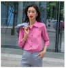 Chemisiers pour femmes Chemises Style Automne Printemps Chemise Rose Mode Hauts À Manches Longues Bureau Affaires Coréenne Blouse Femme Vêtements TravailFemmes