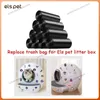 Inne dostawy kotów Cat Catter Box Worka 1 wałka 30 sztuk torebki dla ELS Automatyczne dostawy 230216