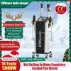 RF Equipment New 2 in 1 EMSzero Plus Roller Equipment 4 Handles Fat Decomposition Muscle Booster Fitness Beauty Instrument 6500W for Gym